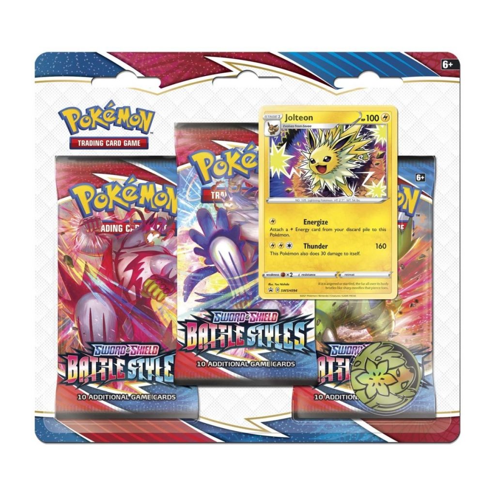 Pokemon 3 Pack Blister Collection Item