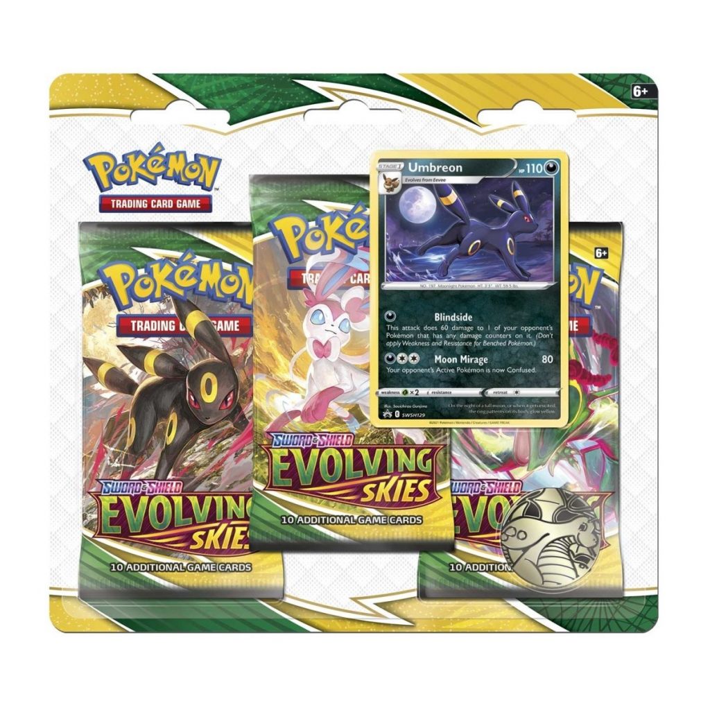 Pokemon 3 Pack Blister Collection Item