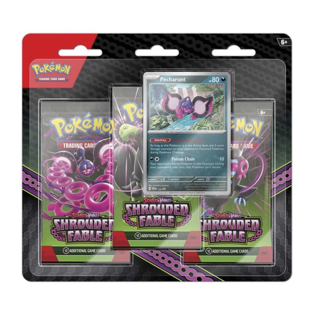 Pokemon 3 Pack Blister Collection Item